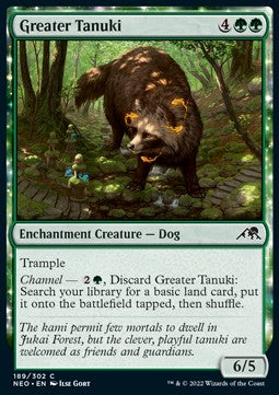 Greater Tanuki - Kamigawa: Neon Dynasty (Common) [NEO-189] Image principale du produit