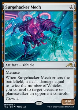 Surgehacker Mech - Kamigawa: Neon Dynasty (Rare) [NEO-260] Image principale du produit