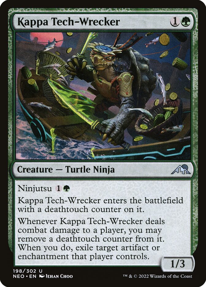 Kappa Tech-Wrecker - Kamigawa: Neon Dynasty (Uncommon) [NEO-198] Main image