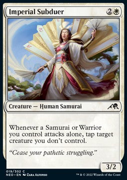 Imperial Subduer - Kamigawa: Neon Dynasty (Common) [NEO-19] Image principale du produit