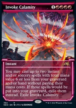 Invoke Calamity (V.1) - Kamigawa: Neon Dynasty: Extras (Rare) [XNEO-384] Imagen principal del producto