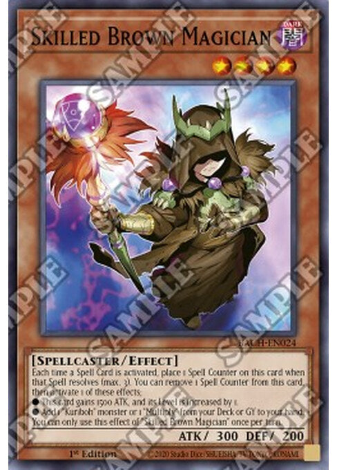 Skilled Brown Magician — Battle of Chaos (BACH-024) Yu-Gi-Oh! card Hauptbild