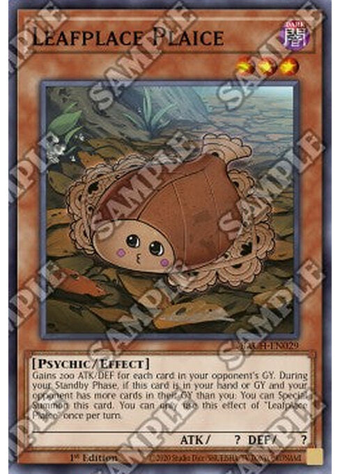 Leafplace Plaice — Battle of Chaos (BACH-029) Yu-Gi-Oh! card Main image