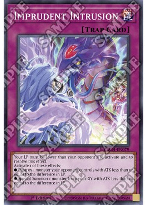 Imprudent Intrusion — Battle of Chaos (BACH-079) Yu-Gi-Oh! card Immagine principale del prodotto