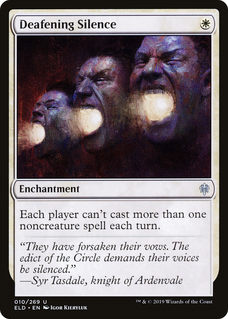 Deafening Silence – Throne of Eldraine 10 – Magic: The Gathering single card Immagine principale del prodotto
