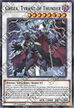 Groza, Tyrant of Thunder - Battle of Chaos (Common) [BACH-097] Main image