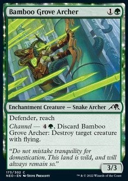 Bamboo Grove Archer - Kamigawa: Neon Dynasty (Common) [NEO-173] Image principale du produit