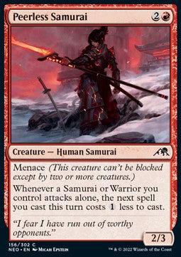 Peerless Samurai - Kamigawa: Neon Dynasty (Common) [NEO-156] Image principale du produit