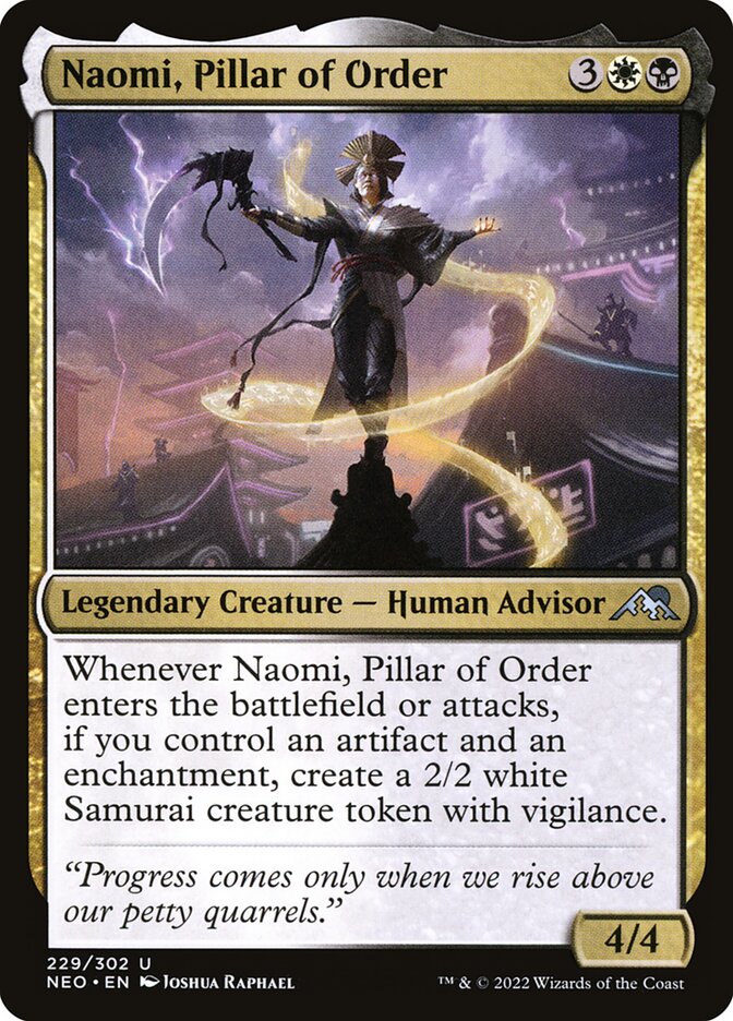 Naomi, Pillar of Order - Kamigawa: Neon Dynasty (Uncommon) [NEO-229] Main image