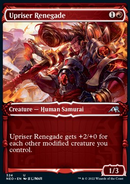 Upriser Renegade - Kamigawa: Neon Dynasty: Extras (Uncommon) [XNEO-324] Imagen principal del producto