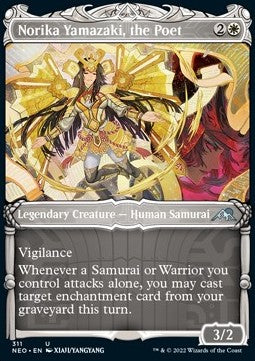 Norika Yamazaki, the Poet - Kamigawa: Neon Dynasty: Extras (Uncommon) [XNEO-311]