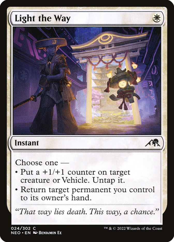 Light the Way - Kamigawa: Neon Dynasty (Common) [NEO-24] Main image