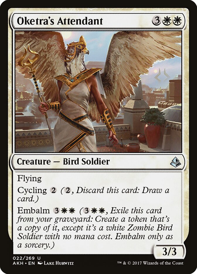 Oketra's Attendant - Amonkhet (Uncommon) [AKH-22]