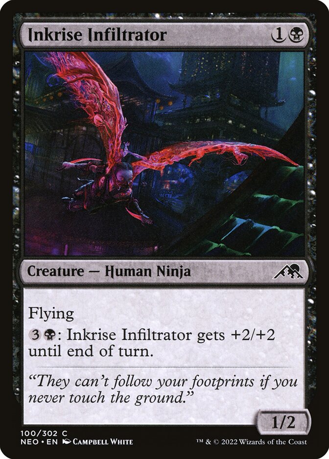 Inkrise Infiltrator - Kamigawa: Neon Dynasty (Common) [NEO-100] Main image