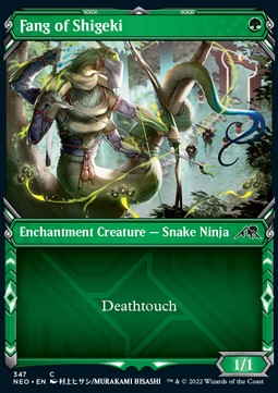 Fang of Shigeki - Kamigawa: Neon Dynasty: Extras (Common) [XNEO-347] Hover Image