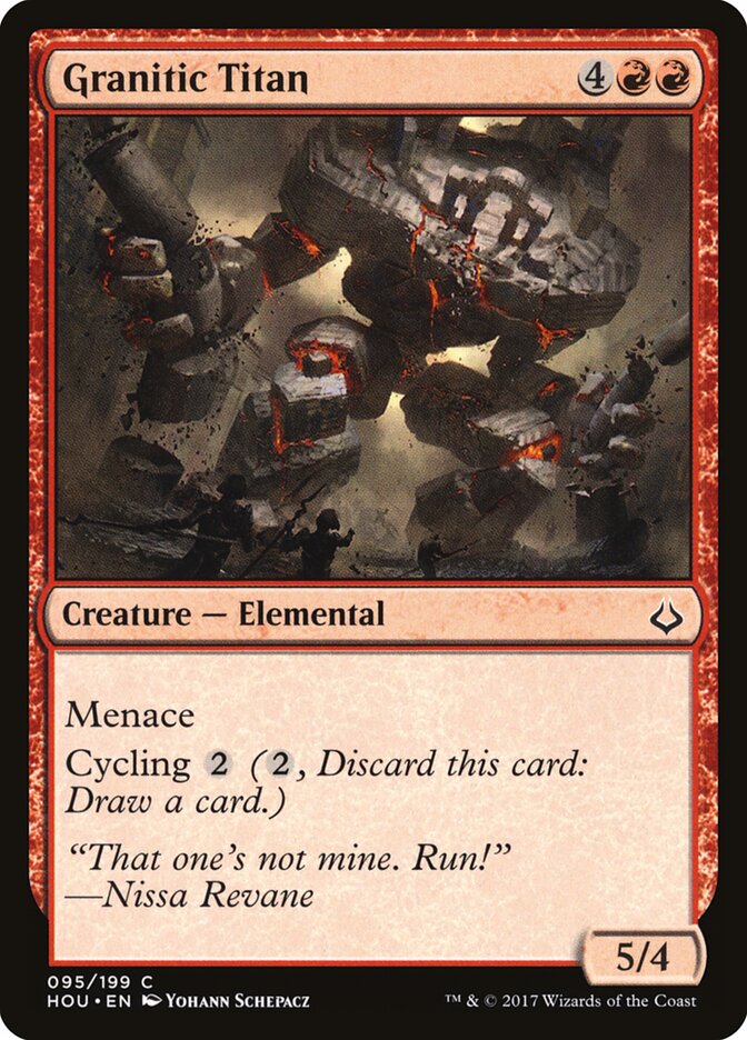 Granitic Titan - Hour of Devastation (Common) [HOU-95] Main image