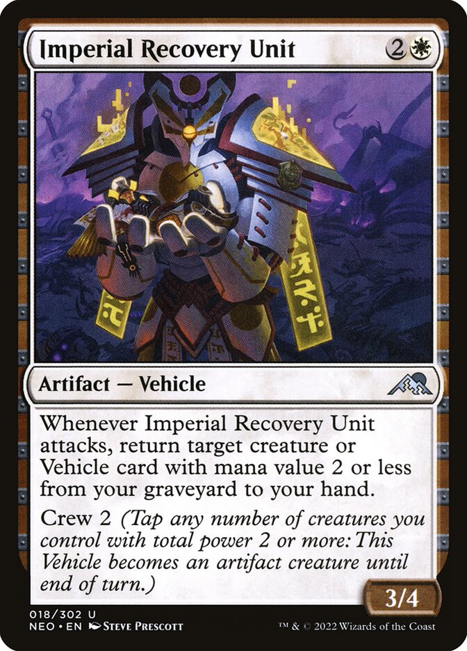 Imperial Recovery Unit - Kamigawa: Neon Dynasty (Uncommon) [NEO-18] Main image