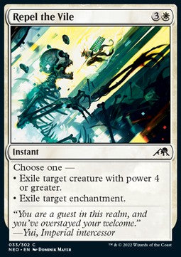 Repel the Vile - Kamigawa: Neon Dynasty (Common) [NEO-33] Image principale du produit
