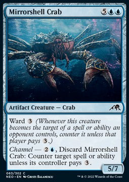 Mirrorshell Crab - Kamigawa: Neon Dynasty (Common) [NEO-63] Image principale du produit