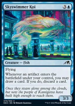 Skyswimmer Koi - Kamigawa: Neon Dynasty (Common) [NEO-79] Main image