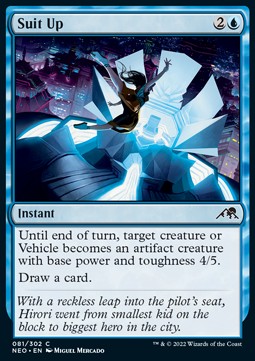 Suit Up - Kamigawa: Neon Dynasty (Common) [NEO-81]