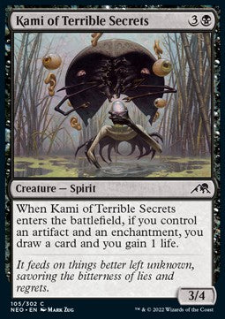 Kami of Terrible Secrets - Kamigawa: Neon Dynasty (Common) [NEO-105] Main image