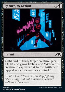 Return to Action - Kamigawa: Neon Dynasty (Common) [NEO-121] Main image