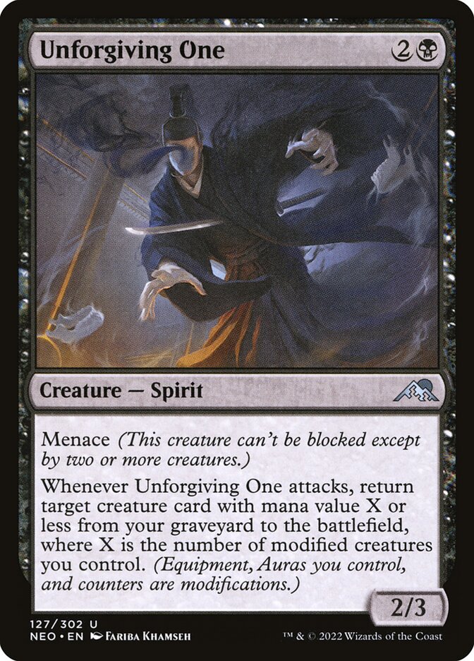 Unforgiving One - Kamigawa: Neon Dynasty (Uncommon) [NEO-127] Main image