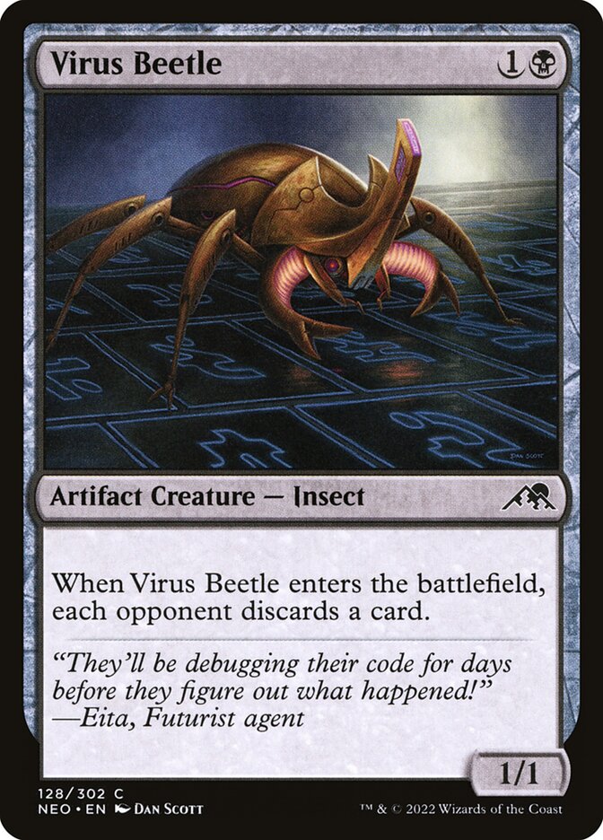 Virus Beetle - Kamigawa: Neon Dynasty (Common) [NEO-128] Main image