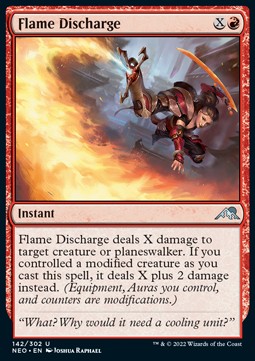 Flame Discharge - Kamigawa: Neon Dynasty (Uncommon) [NEO-142] Main image