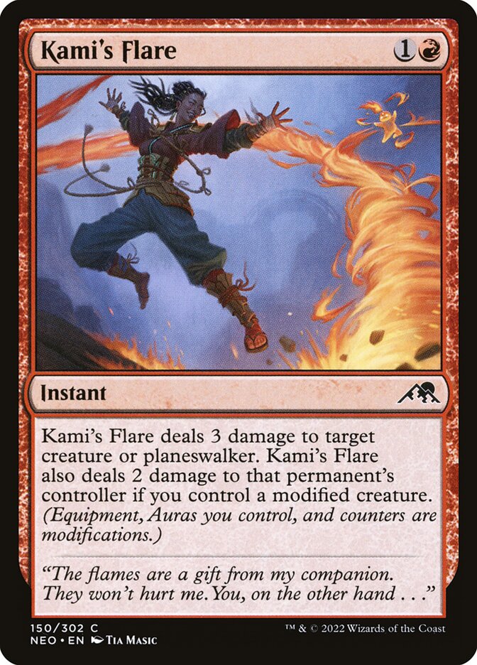 Kami's Flare - Kamigawa: Neon Dynasty (Common) [NEO-150] Main image