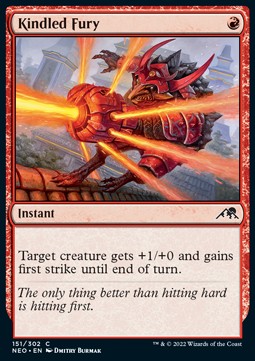 Kindled Fury - Kamigawa: Neon Dynasty (Common) [NEO-151] Main image