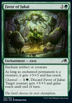 Favor of Jukai - Kamigawa: Neon Dynasty (Common) [NEO-184] Main image