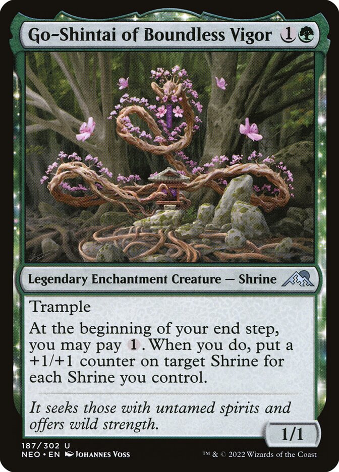 Go-Shintai of Boundless Vigor - Kamigawa: Neon Dynasty (Uncommon) [NEO-187] Main image
