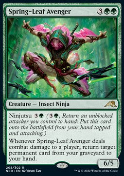 Spring-Leaf Avenger - Kamigawa: Neon Dynasty (Rare) [NEO-208] Image principale du produit