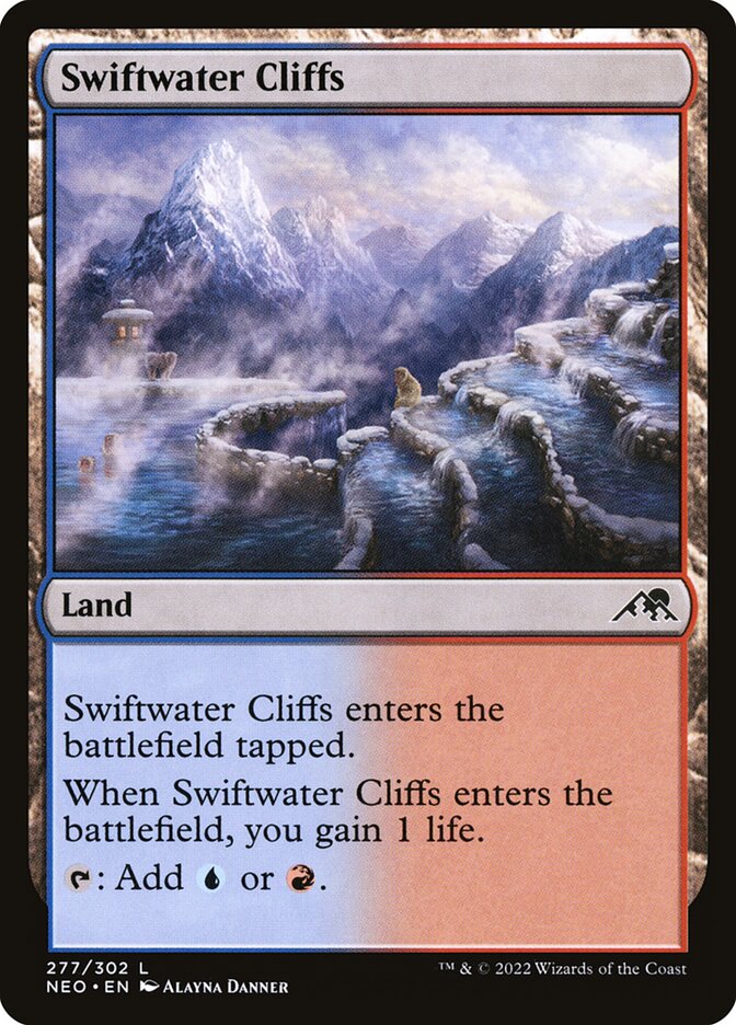 Swiftwater Cliffs - Kamigawa: Neon Dynasty (Common) [NEO-277] Main image