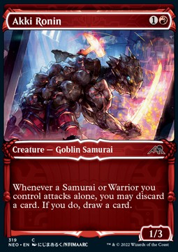 Akki Ronin - Kamigawa: Neon Dynasty: Extras (Common) [XNEO-319] Hover Image