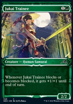 Jukai Trainee - Kamigawa: Neon Dynasty: Extras (Common) [XNEO-326] Hover Image