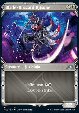Blade-Blizzard Kitsune - Kamigawa: Neon Dynasty: Extras (Uncommon) [XNEO-331] Imagen principal del producto
