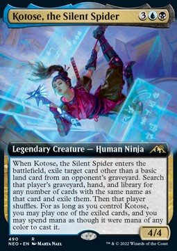 Kotose, the Silent Spider (V.2) - Kamigawa: Neon Dynasty: Extras (Rare) [XNEO-490] Imagen principal del producto