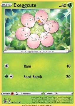 Exeggcute - Brilliant Stars (Common) [BRS-001] Hauptbild