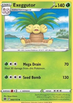 Exeggutor - Brilliant Stars (Uncommon) [BRS-002] Hauptbild