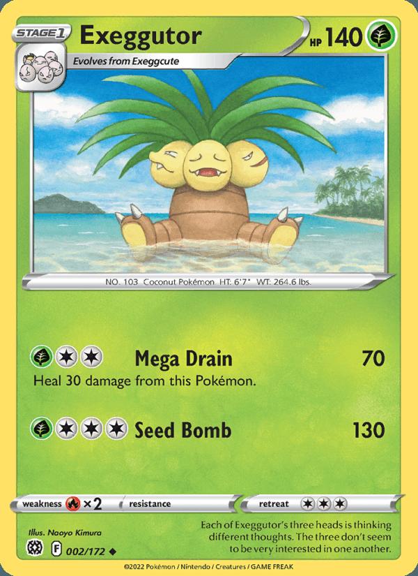 Exeggutor - Brilliant Stars (Uncommon) [BRS-002] Imagen principal del producto