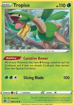 Tropius - Brilliant Stars (Uncommon) [BRS-005] Imagen principal del producto