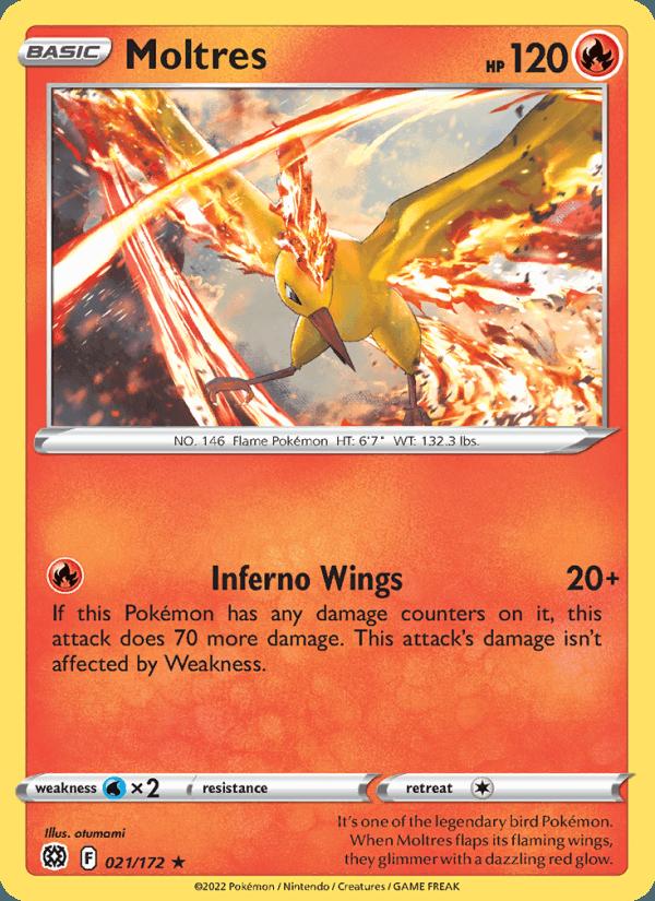 Moltres - Brilliant Stars (Holo Rare) [BRS-021] Hauptbild