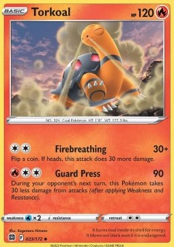 Torkoal - Brilliant Stars (Uncommon) [BRS-023] Hover Image