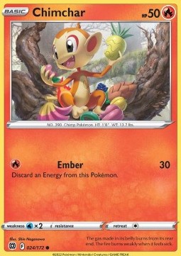 Chimchar - Brilliant Stars (Common) [BRS-024] Imagen principal del producto
