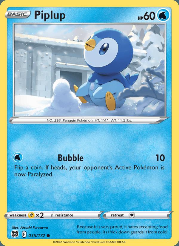 Piplup - Brilliant Stars (Common) [BRS-035] Image principale du produit