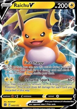 Raichu V - Brilliant Stars (Ultra Rare) [BRS-045] Hoofdafbeelding