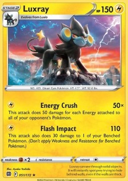 Luxray - Brilliant Stars (Rare) [BRS-051] Hoofdafbeelding